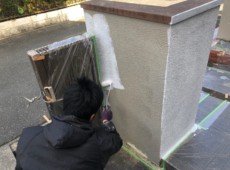 外塀塗装工事