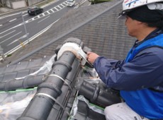屋根漆喰工事