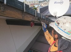 破風板塗装工事