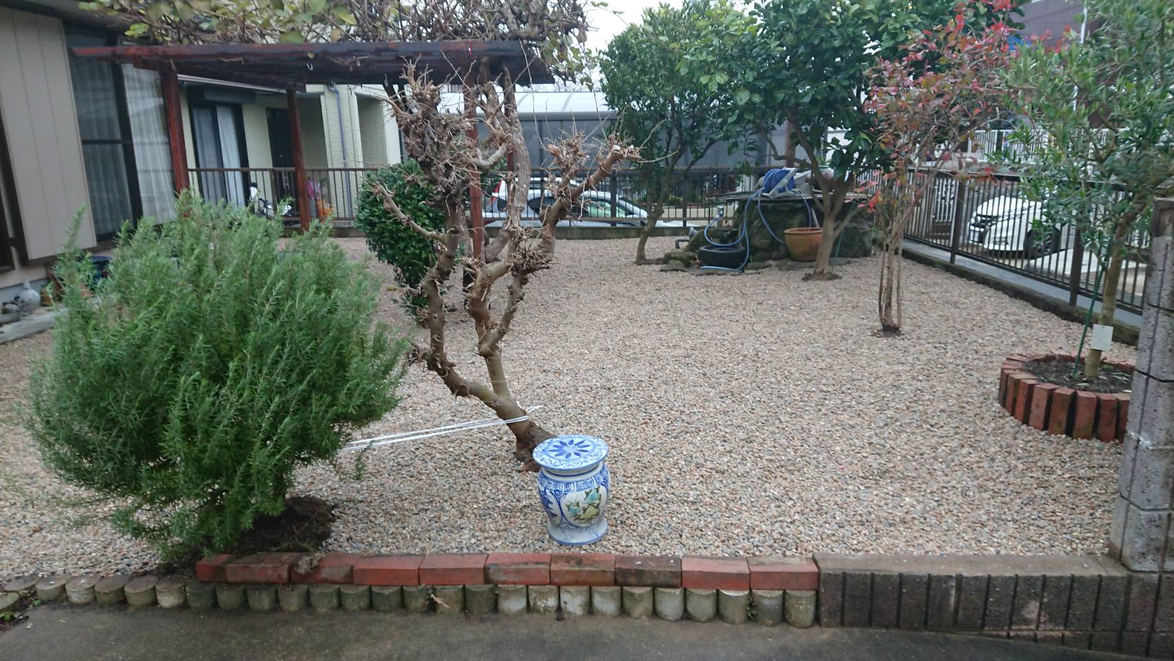 庭に砂利をひきたいです